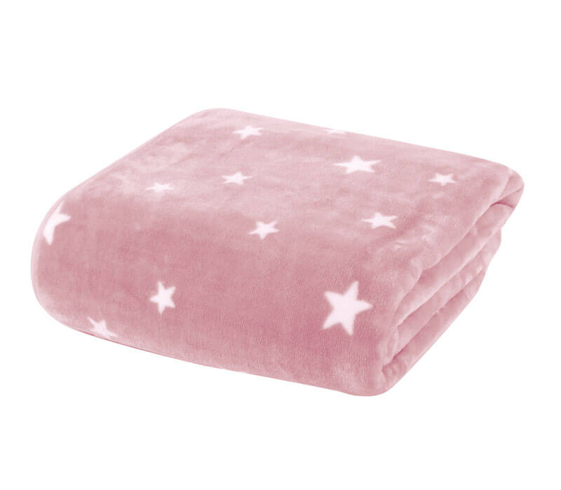 Βρεφική Κουβέρτα Λίκνου 75Χ100 Nef Nef Stellar Pink