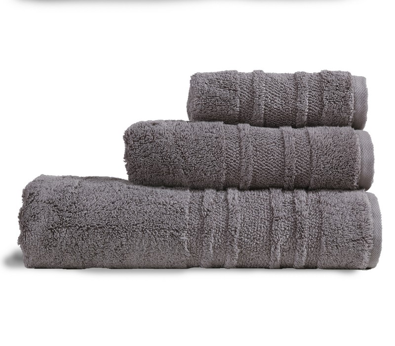 Πετσέτα προσώπου Supreme 650 Grey Bath Collection – Nef-Nef