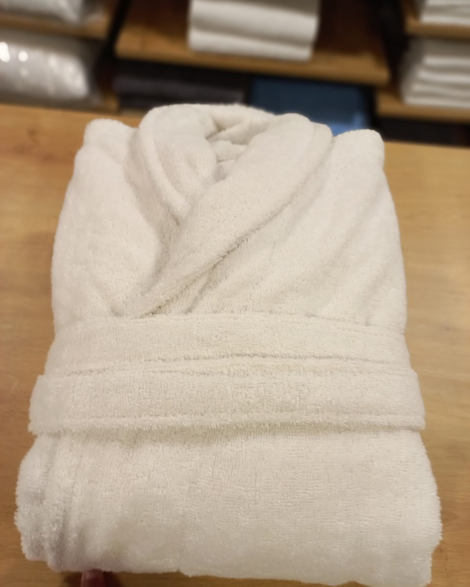 Μπουρνούζι ξενοδοχείου cozycotton σμόκιν 450 γρ/μ²- Ξενοδοχειακή συλλογή