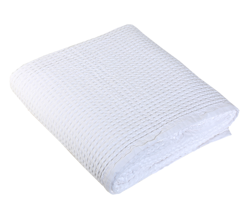 Κουβέρτα υπέρδιπλη 220×240 πικέ New Golf White Bedcover Collection – Nef-Nef 109531