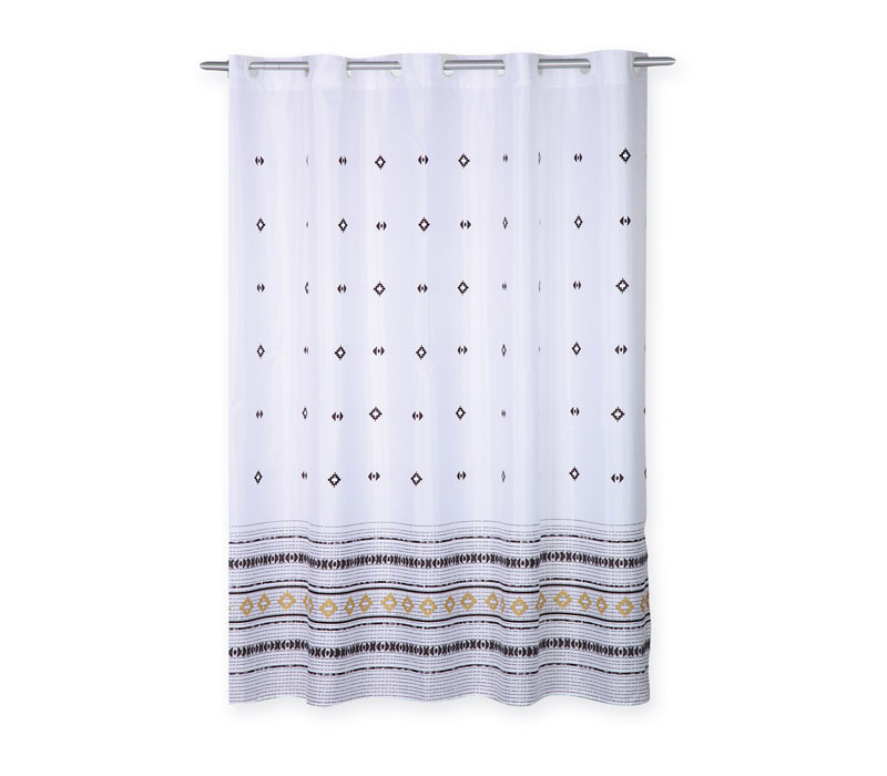Kουρτίνα μπάνιου (180×200) Perez White Bath Collection – Nef-Nef