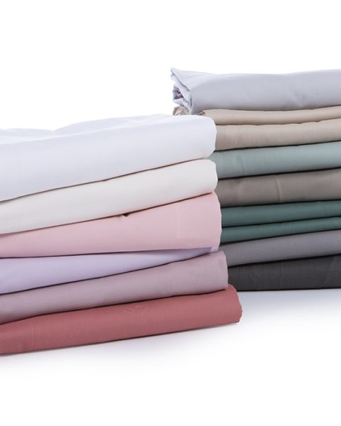 Σεντόνια King Size με Λάστιχο 180Χ200+35 Nef-Nef Homeware Μονόχρωμο Basic, χρώμα d.grey