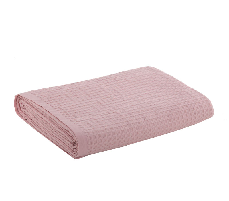 Κουβέρτα μονή 160×240 πικέ New Golf Pink Bedcover Collection – Nef-Nef 132030