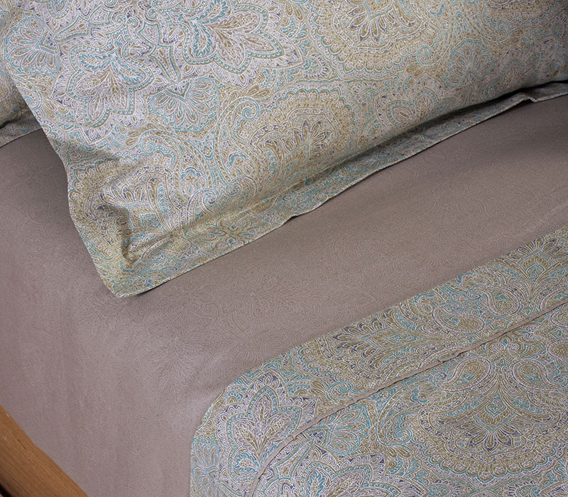 Παπλωματοθήκη Υπέρδιπλη (Σετ) Nef Nef Premium Collection Insomnia Aqua/Beige