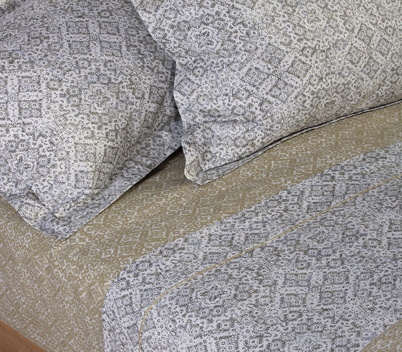 Παπλωματοθήκη Υπέρδιπλη (Σετ) Nef Nef Premium Collection Omen Grey