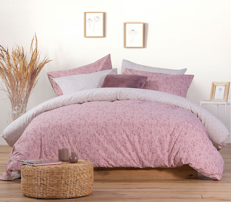 Σεντόνια Διπλά (Σετ) Nef Nef Smart Line Aria Rose