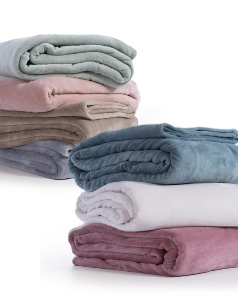 Κουβέρτα Υπέρδιπλη Fleece 240x220 Nef-Nef Homeware Cosy, χρώμα l.grey