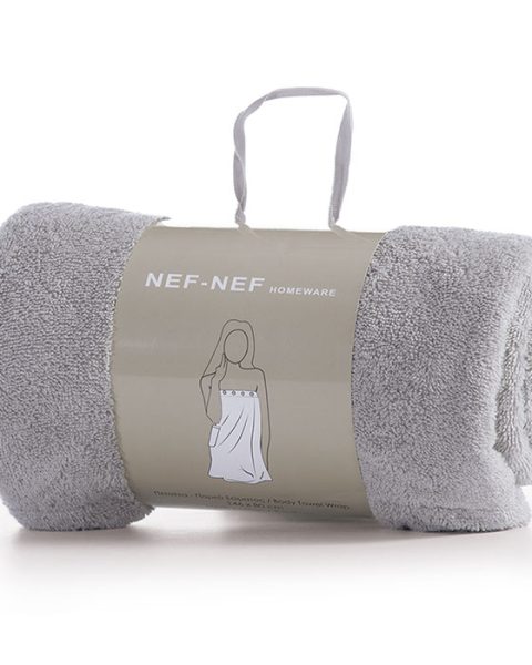 Πετσέτες Παρεό Σώματος 80x146 Nef-Nef Homeware Sandy Grey