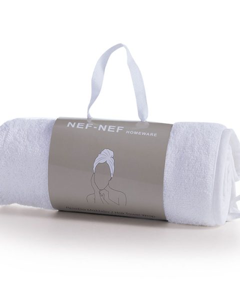 Πετσέτες Μαλλιών 61x24 Nef-Nef Homeware Sandy White