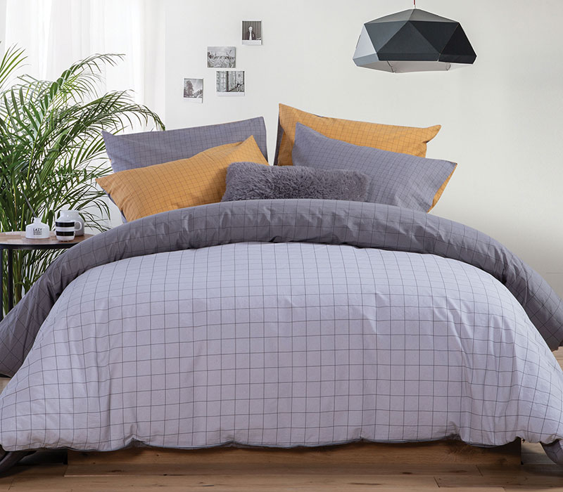 Σεντόνια Διπλά (Σετ) Nef Nef Smart Line Creative Grey