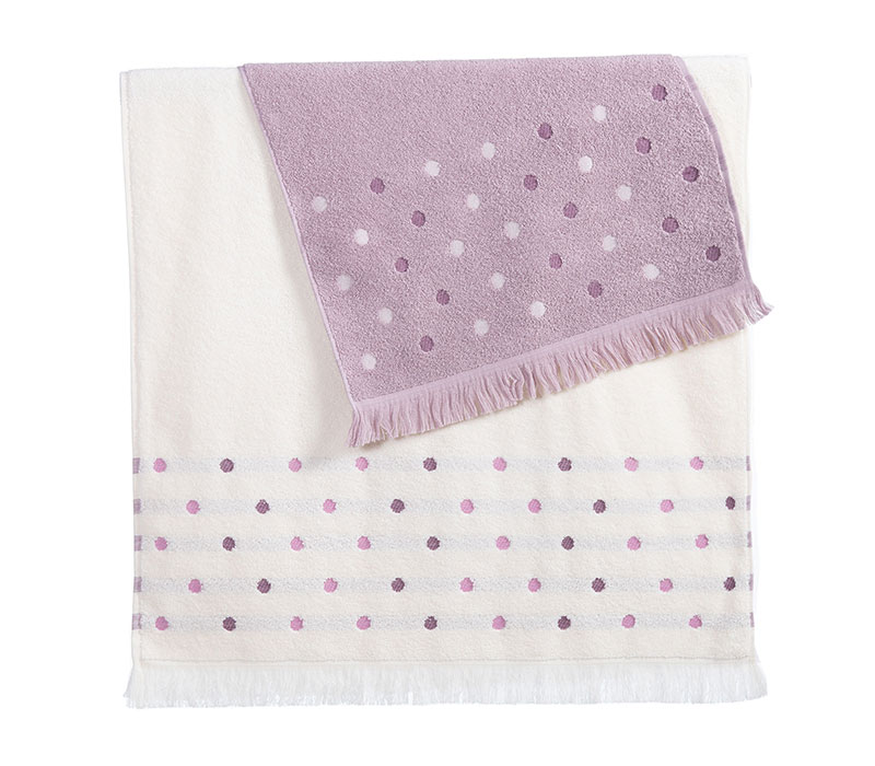 Πετσέτα Μπάνιου 70×140 Nef Nef Serendipity Ecru/Mauve