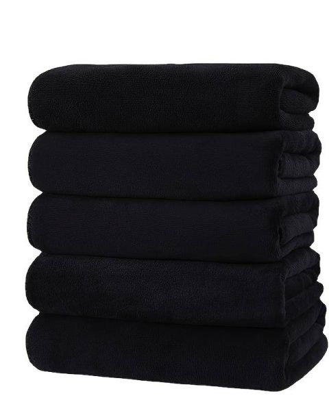 Πετσέτα Κομμωτηρίου cozycotton (50x90) Βαμβακερή 450gsm, χρώμα black