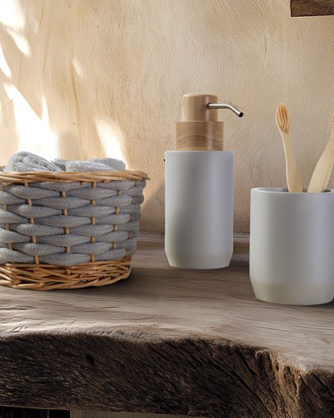 Καλαθάκι Mπάνιου (Σετ) Nef-Nef Homeware Borra Grey