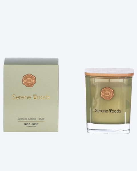 Αρωματικό Κερί Nef-Nef Homeware Serene Wood 180gr