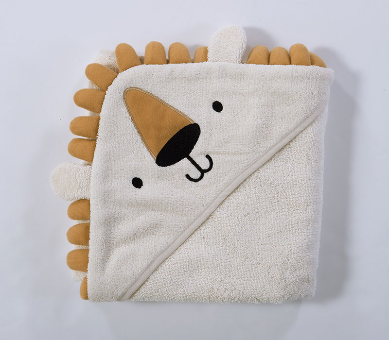 Βρεφική Κάπα 75x75 Nef-Nef Homeware Jungle In Motion Ecru