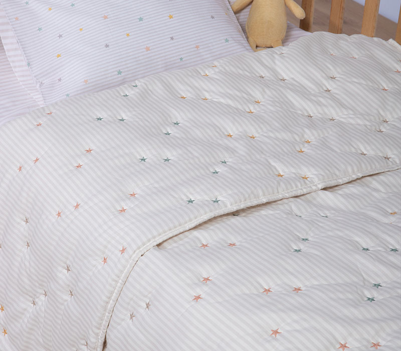 Βρεφικό Κουβερλί Κούνιας 110x150 Nef-Nef Homeware Happy Ecru