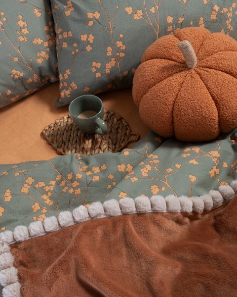 Σεντόνια Διπλά (Σετ) Nef-Nef Homeware FLORIVA GREEN
