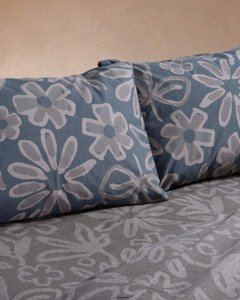 Σεντόνια Διπλά (Σετ) Nef-Nef Homeware HARMONY GREY