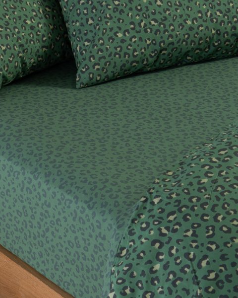 Σεντόνια Διπλά (Σετ) Nef-Nef Homeware WILD GREEN