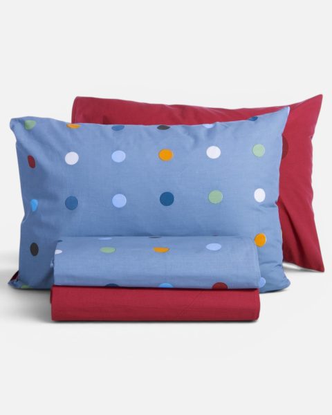 Παιδικά Σεντόνια Μονά (Σετ) Nef-Nef Homeware Dots Blue