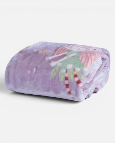 Παιδική Κουβέρτα Μονή 160Χ220 Nef-Nef Homeware Fairy Tale Mauve