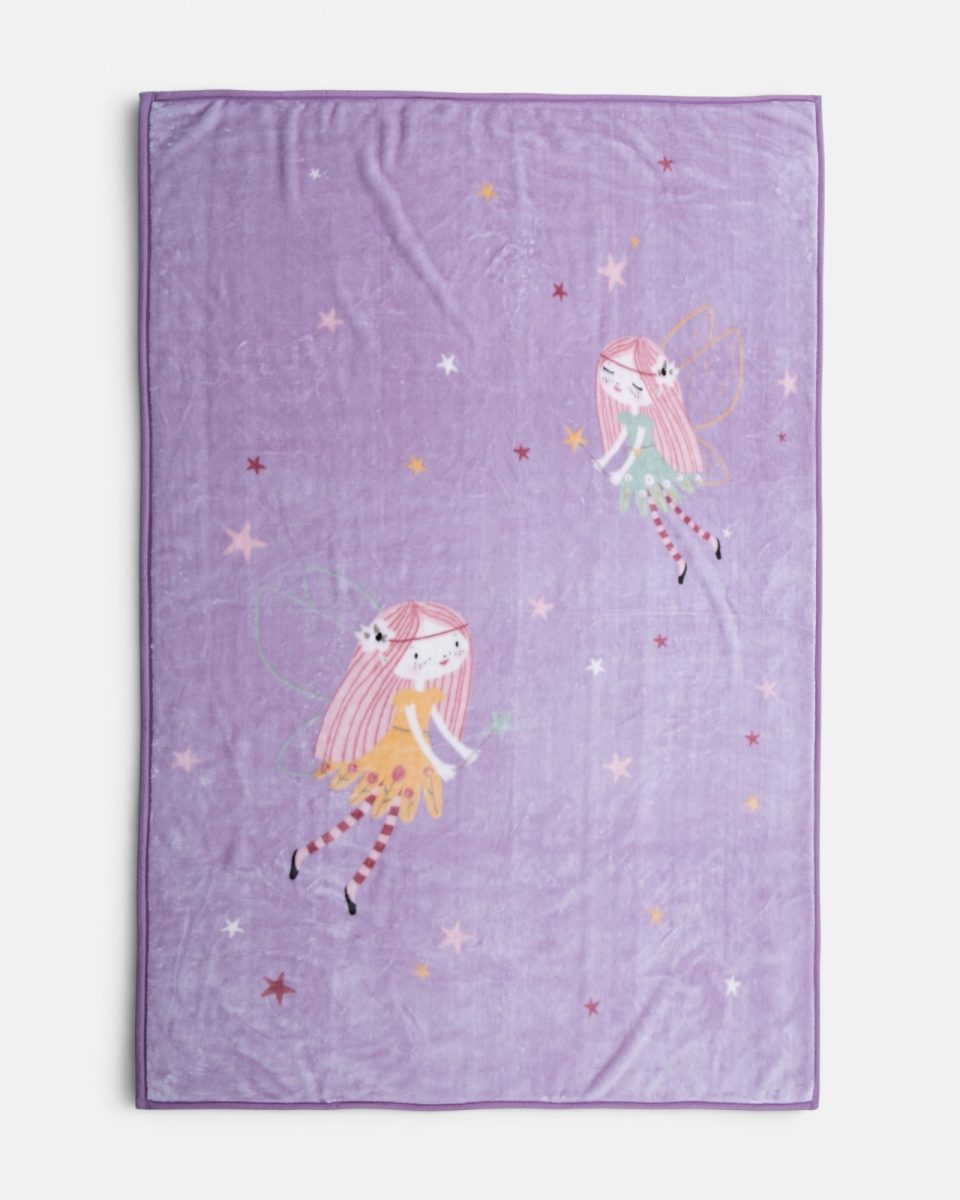 Παιδική Κουβέρτα Μονή 160Χ220 Nef-Nef Homeware Fairy Tale Mauve