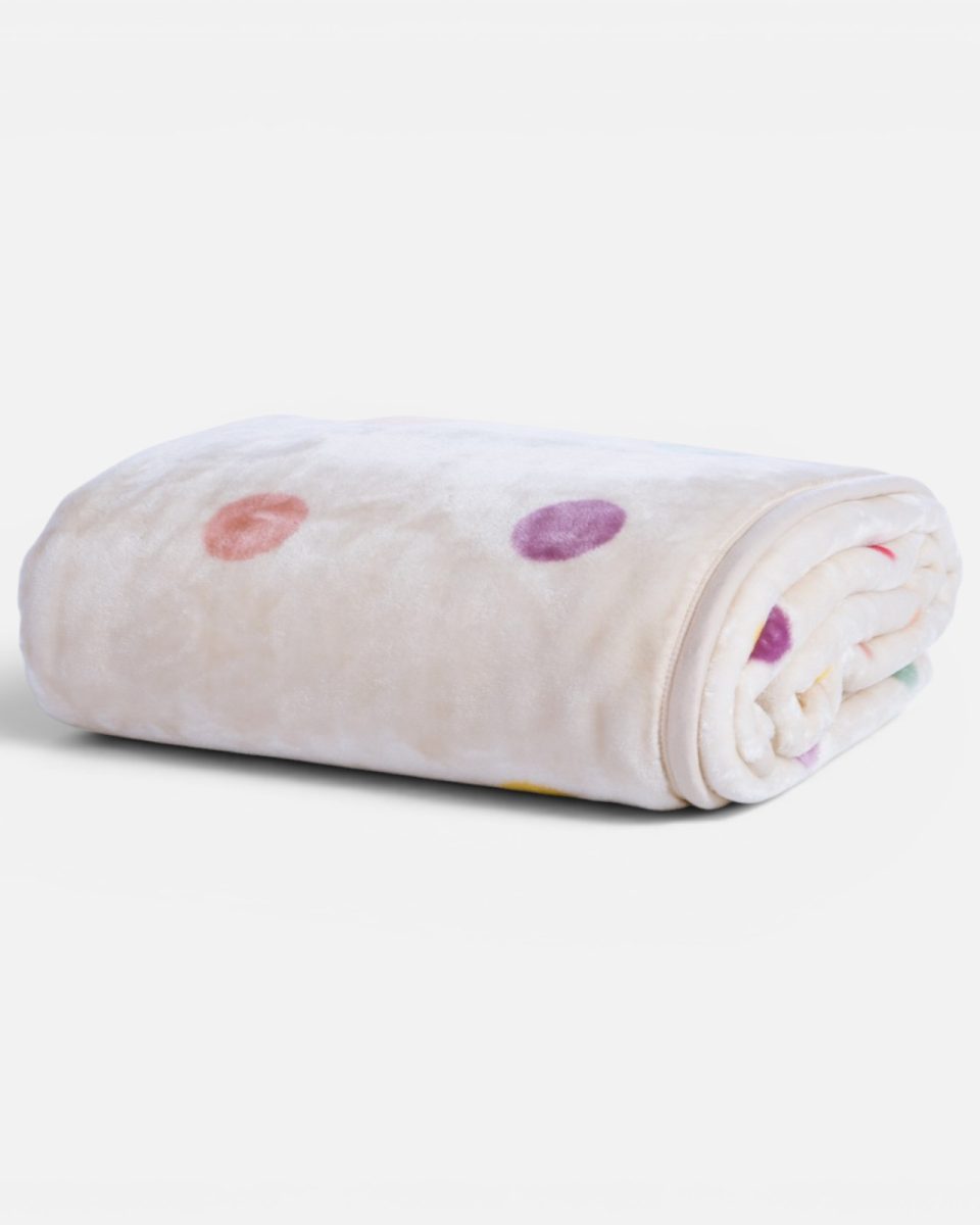 Παιδική Κουβέρτα Μονή 160Χ220 Nef-Nef Homeware Dots Ecru