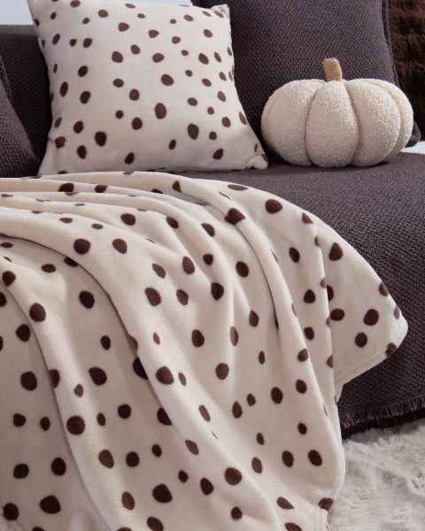Κουβέρτα καναπέ 130x180 Nef-Nef Homeware Trust Beige