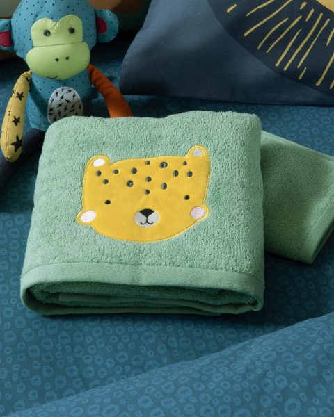 Παιδική πετσέτα (Σετ) Nef-Nef Homeware Jungle Mania Pistachio