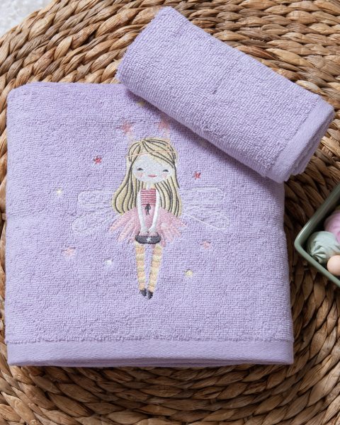 Παιδική πετσέτα (Σετ) Nef-Nef Homeware Fairy Tale Lavender