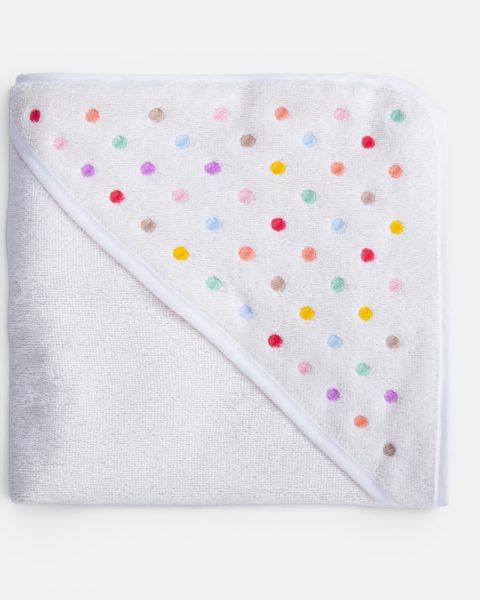 Βρεφική Κάπα 75x75 Nef-Nef Homeware Dots Ecru/Pink