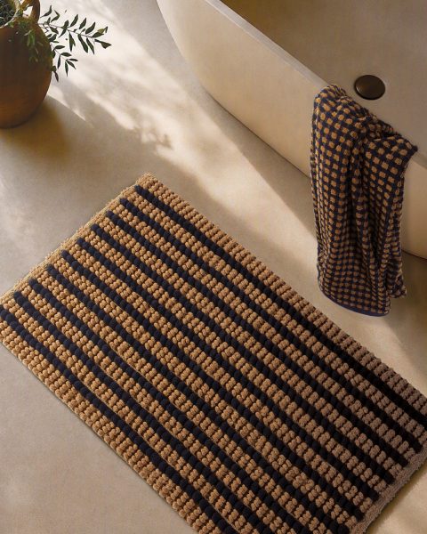 Ταπέτο μπάνιου Elements 50x80 Nef-Nef Homeware Regard Dark Olive