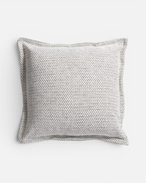Διακοσμητική Μαξιλαροθήκη 50x50 Nef-Nef Homeware Brooklyn 26 Ecru