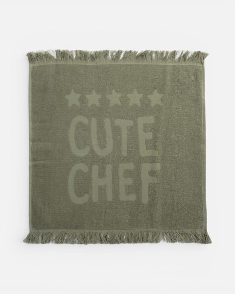 Ποτηρόπανο Φροτέ 50x50 Nef-Nef Homeware Cute Chef Green